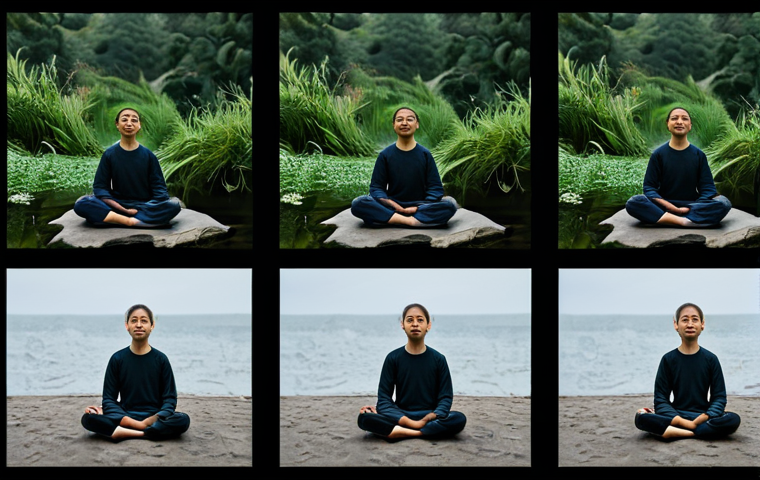 Here are 3 image prompts for Stable Diffusion XL, based on the provided text, focusing on mindfulness, patience, and emotional well-being: